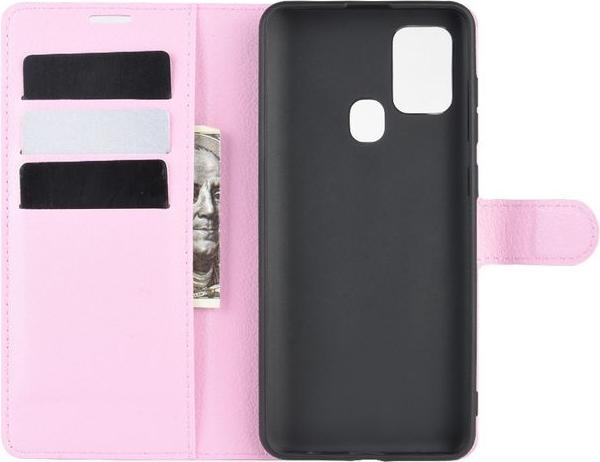 Actual product image MU Classic Litchi Leather Bookcover Series (Samsung Galaxy A21s)