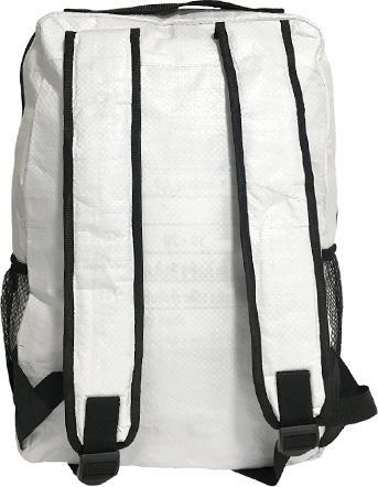 Actual product image Bekos Upcycling - Daypack from recycled lining bags Peacock