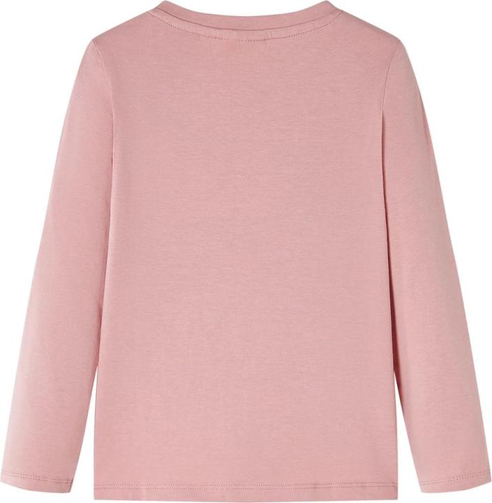 Actual product image VidaXL Children's long-sleeved shirt pink 116,Material: 95 % cotton. 5 (116)