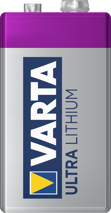 Actual product image Varta ULTRA Lithium (1 pcs., 9V Block, 1200 mAh)