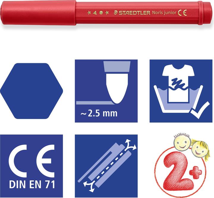 Image du produit Staedtler Feutres de coloriage (Multi, 6 x)