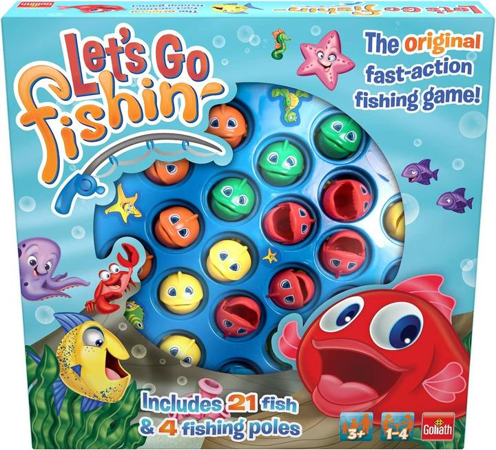 Actual product image Goliath Toys Let's go fishing original (German, English, French, Italian)
