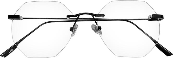 Image du produit JTI Lunettes anti-lumière bleue, sans monture - Noir