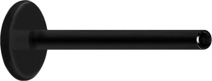 Star Piercing Micro Threadless Labret-Stab schwarz (ohne Messing, Bioflex)