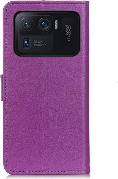 Actual product image MU Classic Litchi Leather Bookcover Series (Xiaomi Mi 11 Ultra)