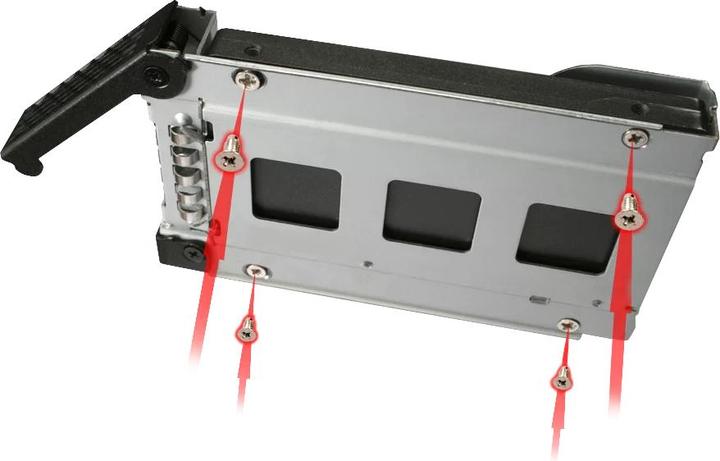 Actual product image Icy Dock ToughArmor MB699VP-B - Enclosure for storage drives - 2.5" (6.4 cm)