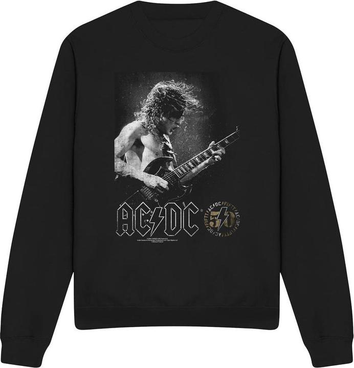 Actual product image AC/DC Unisex Adult Photo Guitar Sweatshirt (XXL)