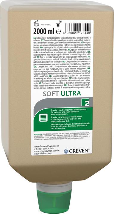 Immagine prodotto PGP Pulizia speciale a mano GREVEN® SOFT ULTRA 2 l (Sapone liquido, 2000 ml)