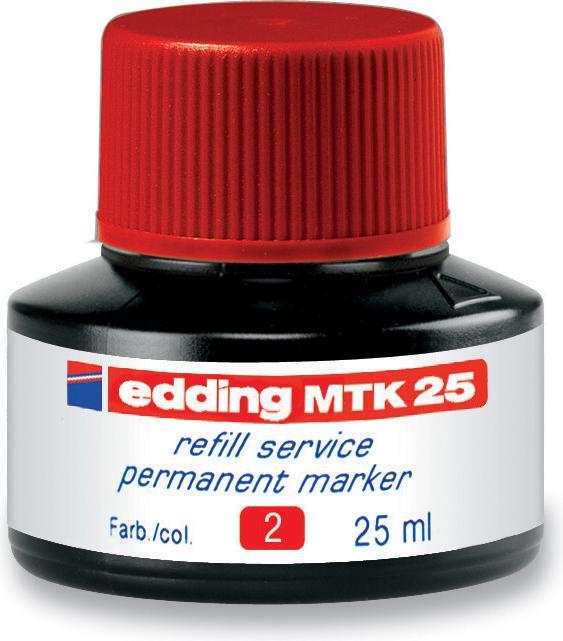 Actual product image Edding MTK 25 refill ink (Red, 1 x)