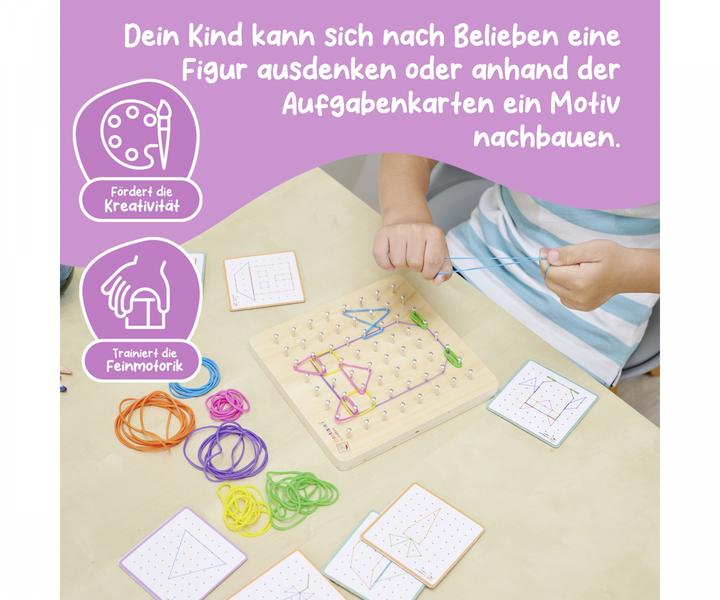 Actual product image Eichhorn EH Montessori geometry board (German)