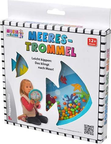 Immagine prodotto Music for Little Sea Drum Giocattolo musicale per bambini e neonati da 1 anno a 18 anni (Tedesco, Spagnolo, Francese, Olandese, Greco, Italiano, Inglese)