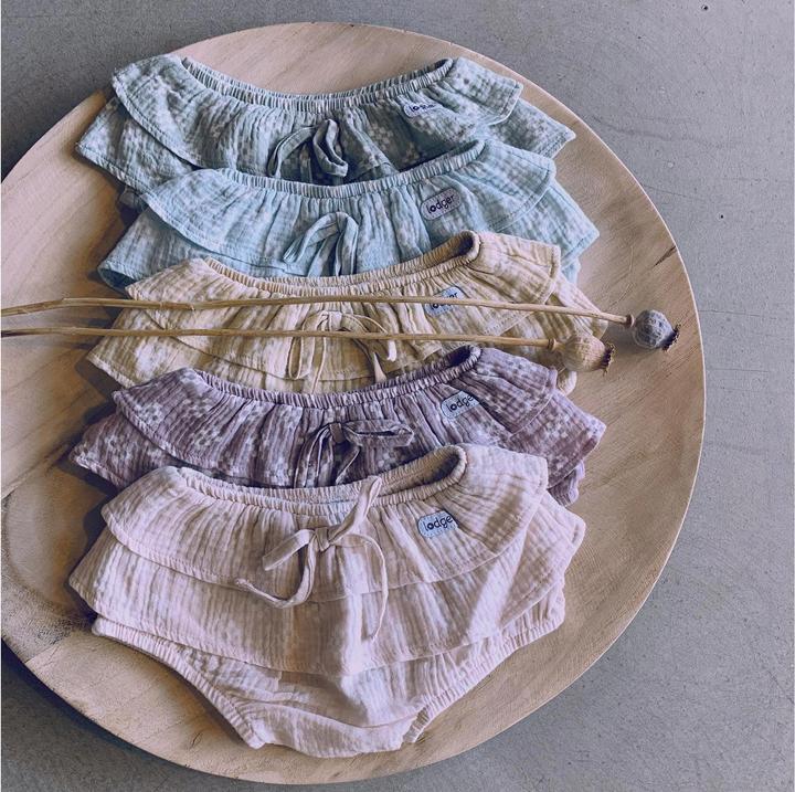 Image du produit Lodger Short fille Frills Tribe Muslin Ice Flow Gr. 80 (80)