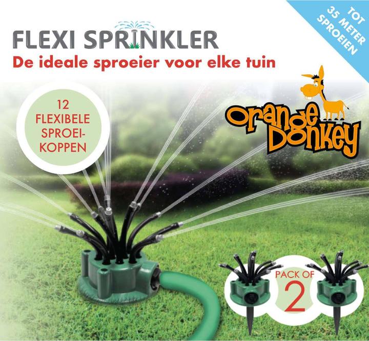 Produktbild Orange Donkey 2-pack Flexi Point Garden spinkler (Sprinklersystem)
