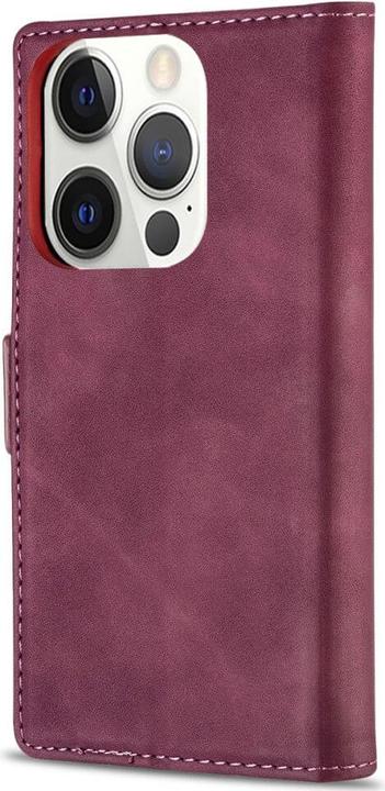Immagine prodotto N.Bekus iPhone 15 Pro Max - Flip Case Cover rosso vino (Apple iPhone 15 Pro Max)