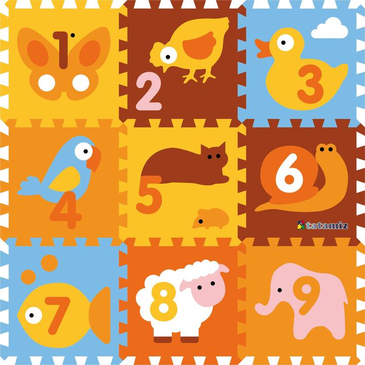 Produktbild Knorrtoys Puzzlematte - "Alphabet + Zahlen" /36-tlg./30cm (30 x 30 cm)