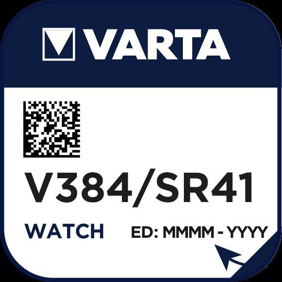 Image du produit Varta 1 Chron V 384 (1 pcs, LR41, 37 mAh)