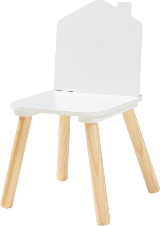 Actual product image En.Casa Zeichentisch für Kinder Romso Kindertischset mit 2 Stühlen Weiss (Child seating group)