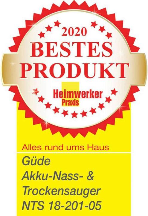 Produktbild Güde Akku Nass-Trockensauger NTS 18-201-05 (58582) (Nass-Trockensauger)