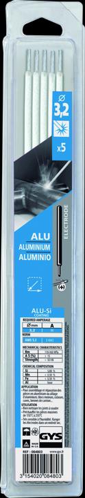 Produktbild GYS Stabelektroden, 5 Stk., 3.2 mm, ALU