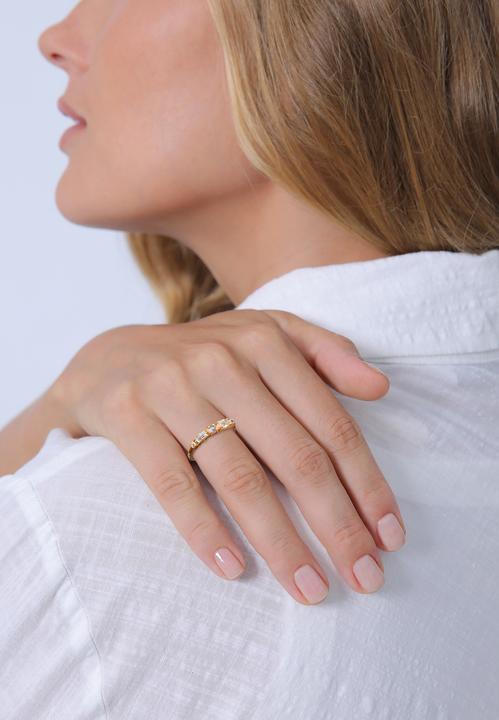 Immagine prodotto Elli PREMIUM Anello Memoire Gemstone Classic Anello in argento 925 (52, 925 Argento)