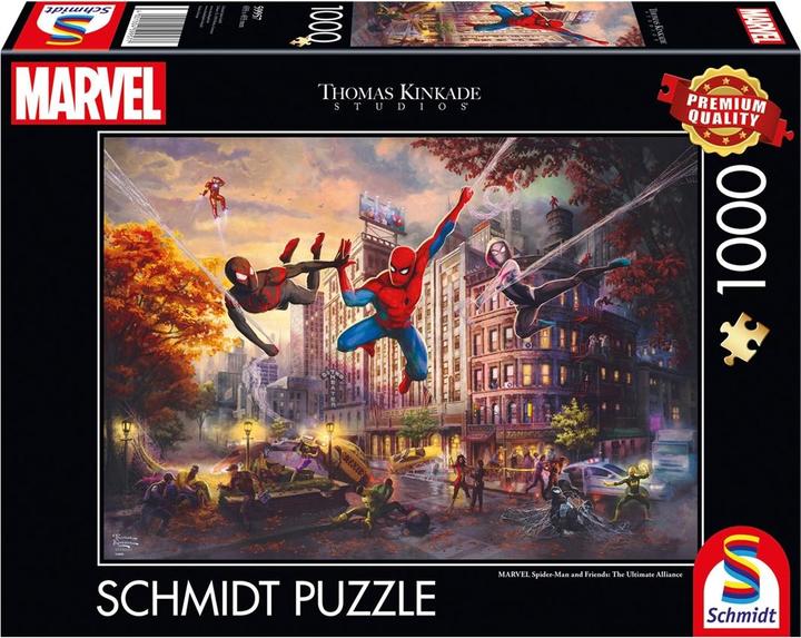 Produktbild Schmidt Spiele SSP Puzzle Marvel, Spiderman 500 59957 (1000 Teile)
