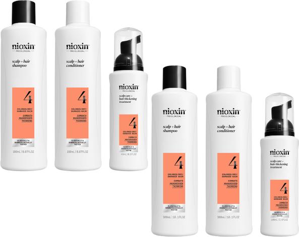 Produktbild Nioxin Scalp + Hair Thickening System 4 (Haarpflege set)