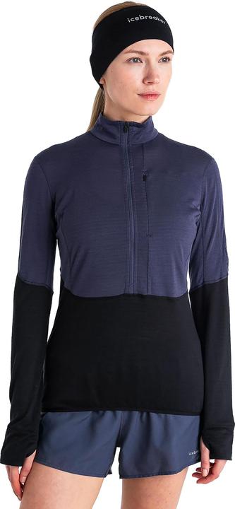 Image du produit Icebreaker Femmes Mérino 200 Realfleece Descender LS Half Zip (XL)