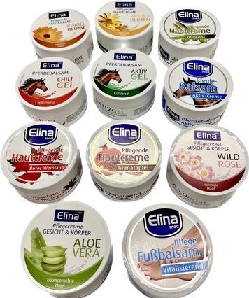 Produktbild Elina Feuchtigkeitsspendende Gesichtscreme mit Pferdebalsam Fussbalsam Hautcreme - Verschiedene Düfte