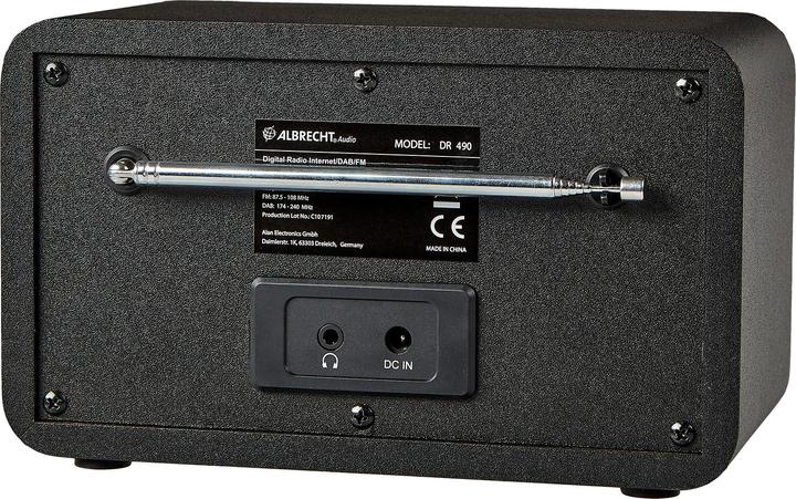 Immagine prodotto Albrecht DR 490 (Web radio, DAB, WiFi)