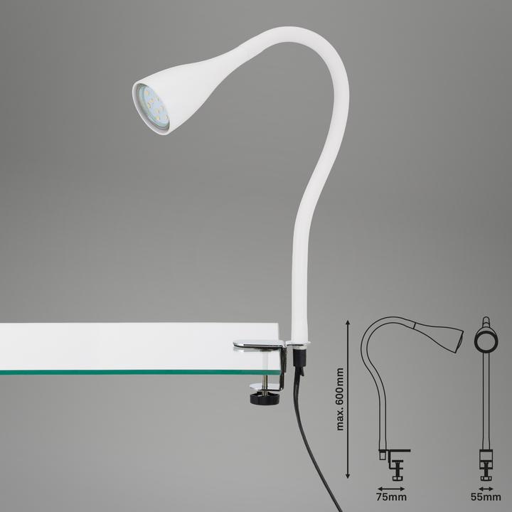 Actual product image Briloner LED clamp luminaire (250 lm, GU10)