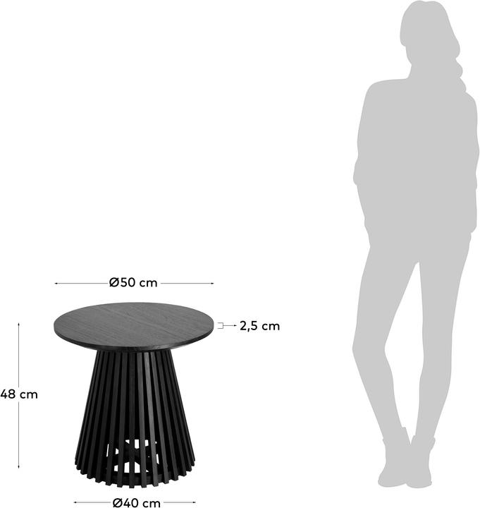 Actual product image Kave Home Jeanette (50 x 50 x 48 cm)