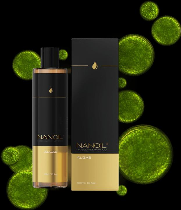 Immagine prodotto Nanoil Shampoo Micell con alghe (300 ml, Shampoo liquido)