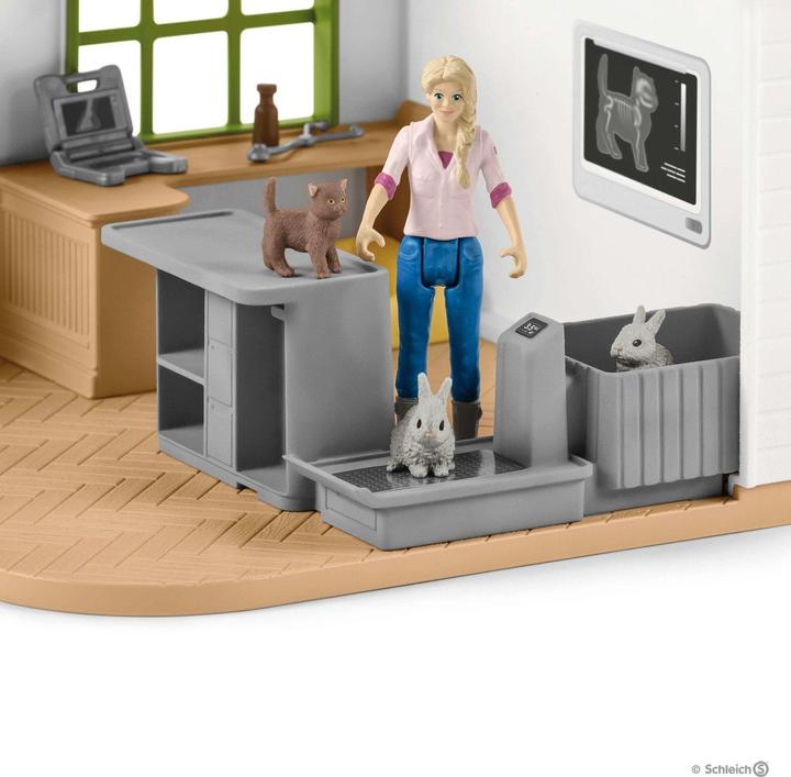 Produktbild Schleich Tierarztpraxis mit Tieren