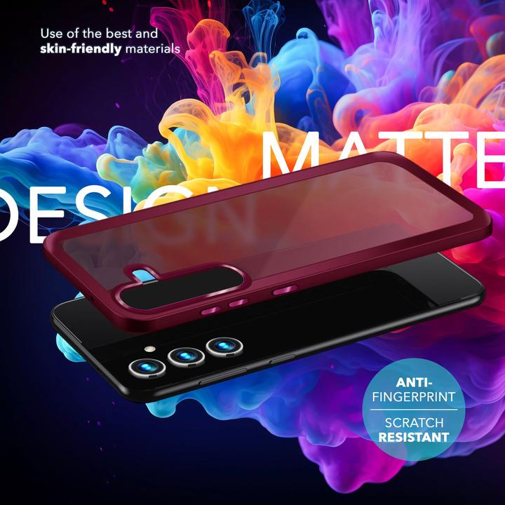 Actual product image Nalia Semi-transparent hybrid cover with protective frame (Samsung Galaxy S24+)