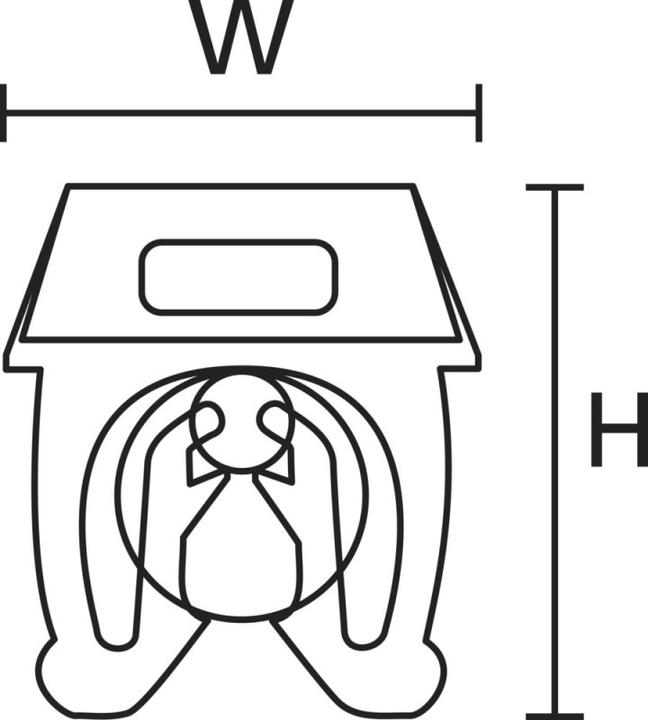 Immagine prodotto HellermannTyton WIC0-2-PA66-YE (1000) Clip di marcatura Impronta 2 561-00624