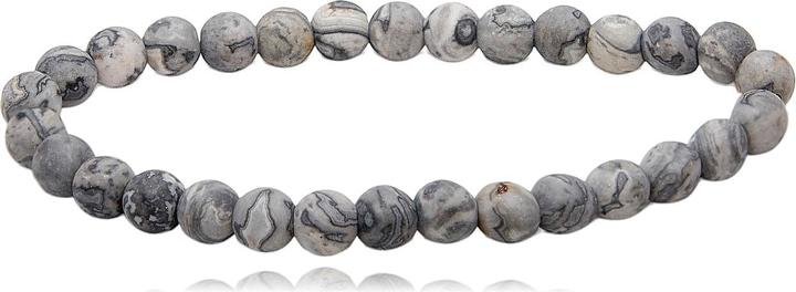 Produktbild Leyda Fossilien Jaspis Armband (Farbstein)