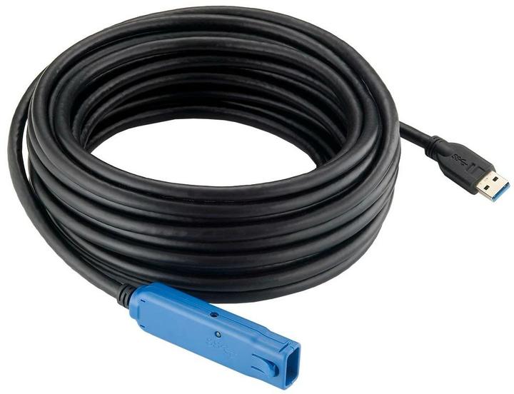 Produktbild Exsys EX-1406 10m USB A USB A Männlich Weiblich Schwarz USB Kabel (10 m, USB 3.0)