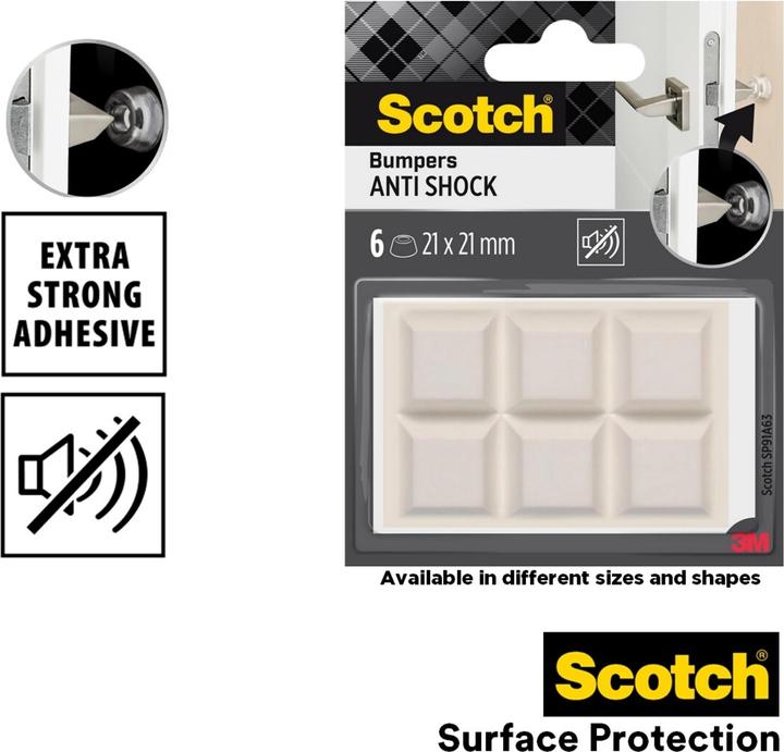 Actual product image Scotch Schutzpuffer (Stop dampers, 6 Piece)