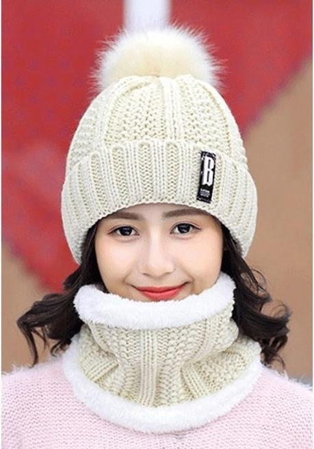 Immagine prodotto MU Classic Set cappello e scaldacollo a maglia (taglia unica) (Taglia unica)