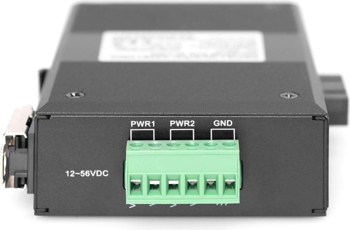 Actual product image Digitus Industrial Gigabit Media Converter 10/100/1000BaseT to 1000Base-SX SC 0.5km extended Temp....