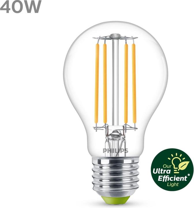 Energy Label Philips LED Classic (E27, 2.30 W, 485 lm, 1 x, A)