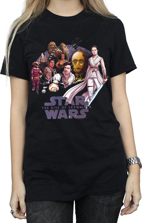 Actual product image Star Wars d Group Womens/Ladies Cotton Boyfriend T-Shirt (XL)