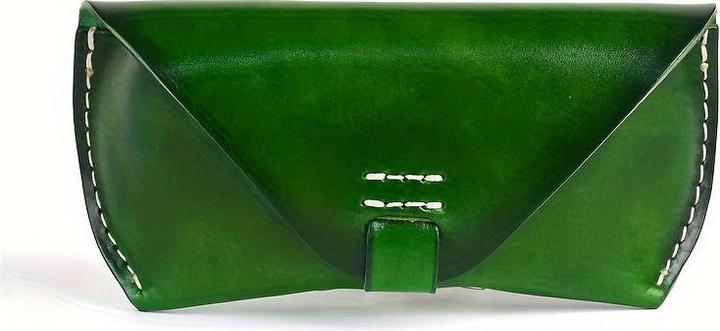 Only-Bags.Store Brillen Tasche Vintage Mode Leder Sonnenbrille Lesen Brille Box Cover Portable Brillenetui Halter
