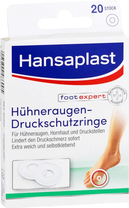 Hansaplast Hühneraugen-Druckschutzringe, 20 St. Pflaster (20 x)