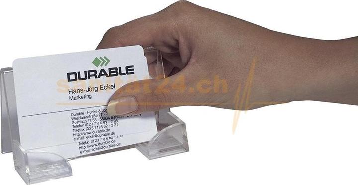 Image du produit Durable Distributeur De Cartes De Visite En Acrylique 1 PC 241419