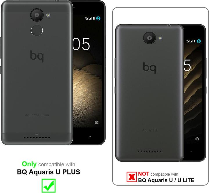 Produktbild Cadorabo Book Invisible Magnet Cover (BQ Aquaris U Plus)