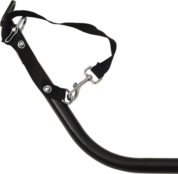 Actual product image VidaXL Fahrradanhänger Cargo Schwarz 135x70x37 cm Eisen, Farbe