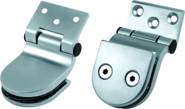 Image du produit OK-Line Paumelles pour portes en verre chromé