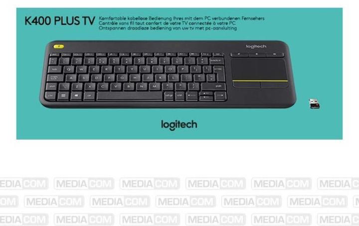 Immagine prodotto Logitech K400 Plus (DE, Senza fili)