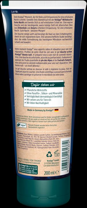 Immagine prodotto Kneipp Doccia reale Buona notte (200 ml)